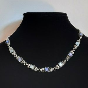 Vintage Avon silver costume bali style necklace